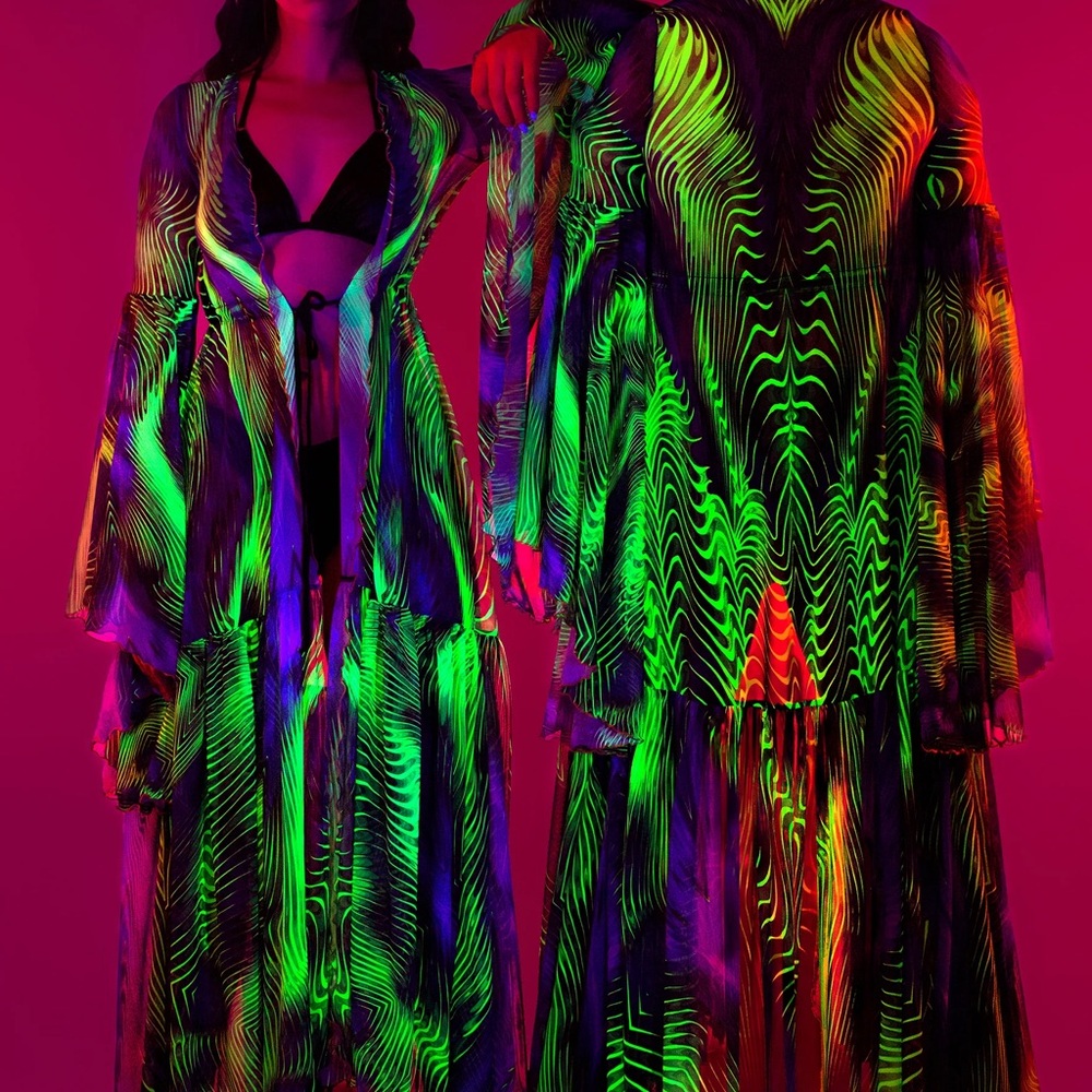 BADINKA Under The Radar Mesh Duster Size M